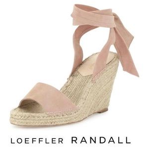 LOEFFLER RANDALL Harper Wedge Espadrilles 9.5